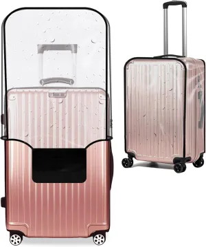 20-inch Luggage Cover Protector Clear PVC Waterproof Suitcase Covers, Travel Luggage sleeves protective Tsa Approved