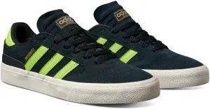 adidas Men's Busenitz Vulc Ii Shoes - Core Black/Solar Slime/Gold Metallic, 13.5