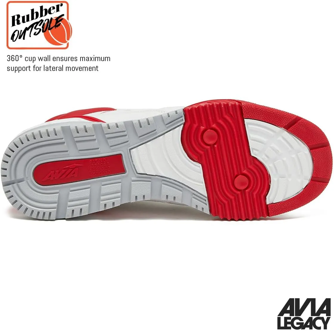 Avia 855 Men??s Basketball Shoes, Low Top Retro Sneakers for Indoor or Outdoor, Street or Court, Sizes 7 to 15