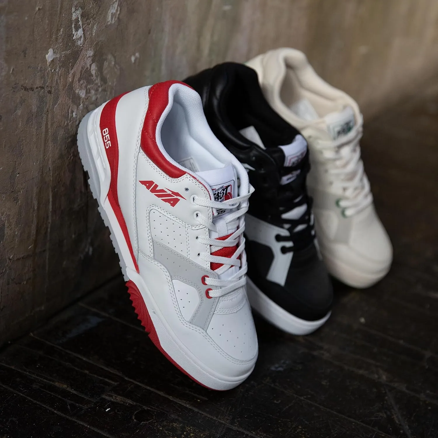 Avia 855 Men??s Basketball Shoes, Low Top Retro Sneakers for Indoor or Outdoor, Street or Court, Sizes 7 to 15