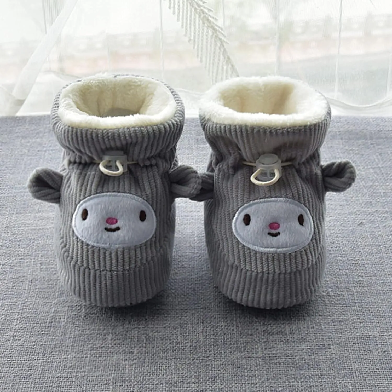Baby Girl Boots Size Children Floor Boots Toddler Shoes Cotton Shoes Plus Velvet Thick Warm Soft Soles Cute Shoes Toddler Shoes Girls Winter