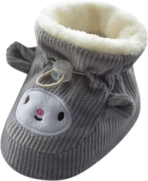 Baby Girl Boots Size Children Floor Boots Toddler Shoes Cotton Shoes Plus Velvet Thick Warm Soft Soles Cute Shoes Toddler Shoes Girls Winter