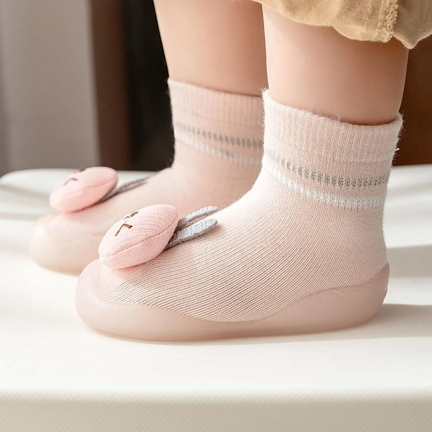 Baby Shoes Girls,Infant Shoes Sock Shoes Anti-Slip Fuzzy Slipper Breathable Home Boys Shoes 0-3 Years