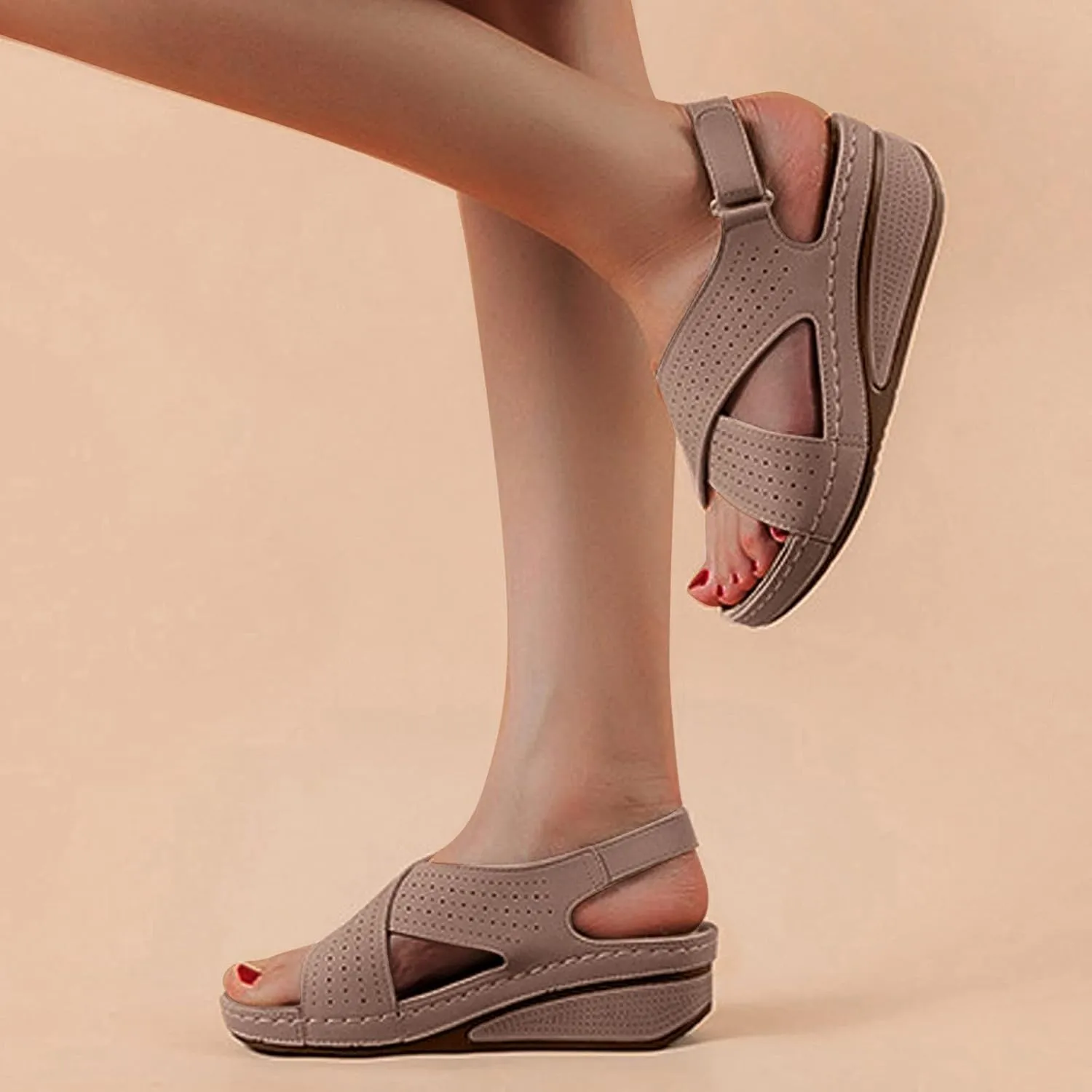 Best Walking Shoes for Women with Arch Support Wedge Sandals for Women Casual Summer Summer Shoes for Women 10.5 Support Shoes for Women Walking Shoes Women Travel Women Black Heels