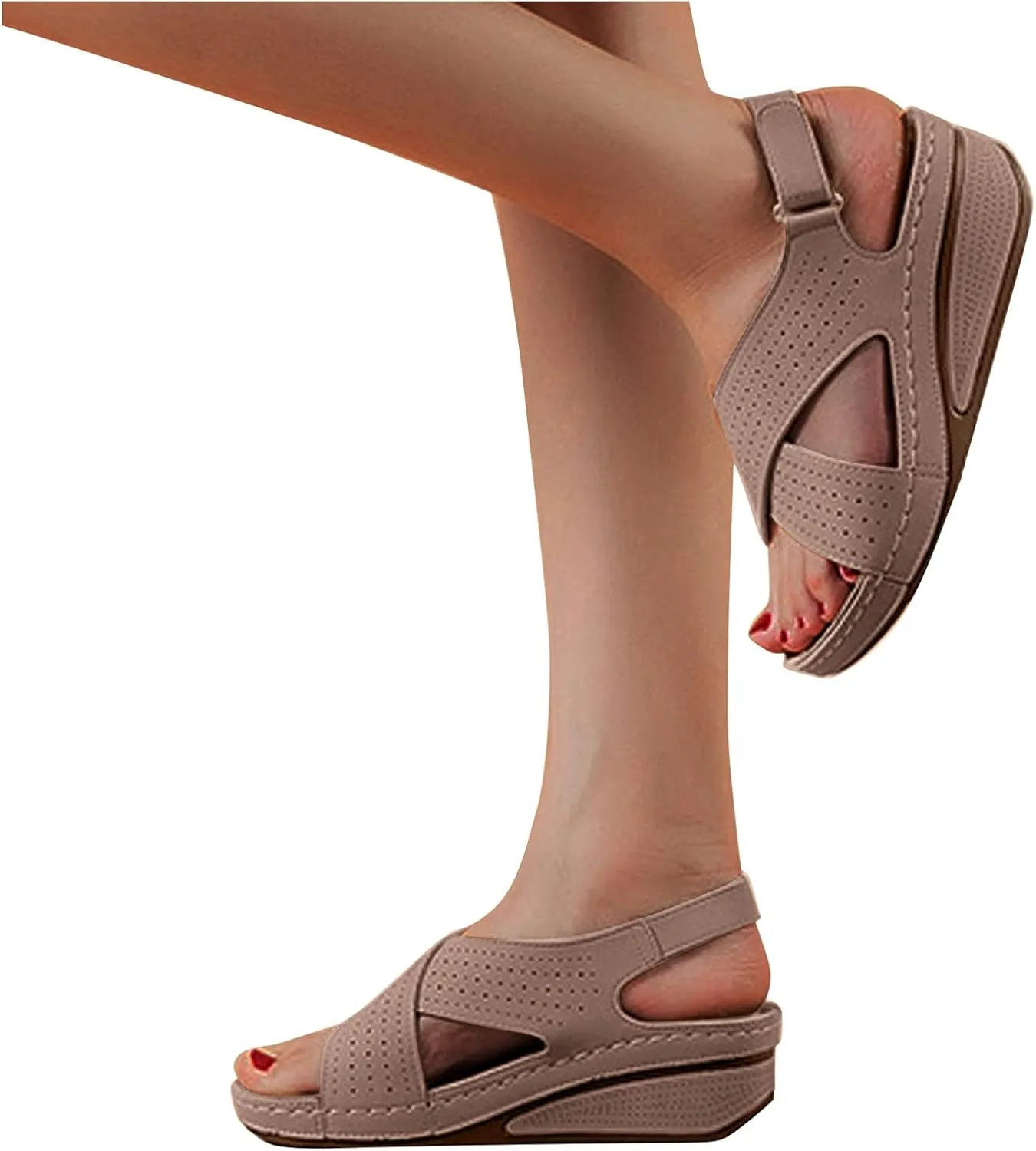 Best Walking Shoes for Women with Arch Support Wedge Sandals for Women Casual Summer Summer Shoes for Women 10.5 Support Shoes for Women Walking Shoes Women Travel Women Black Heels