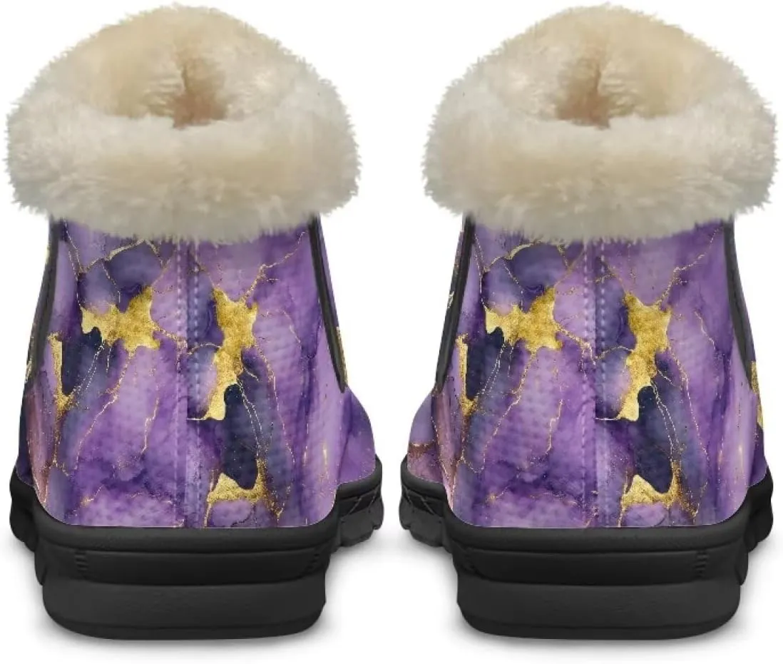 Binienty Women's Snow Boots Anti-Slip Waterproof Ankle Booties Lightweight Winter Outdoor Shoes