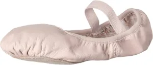 Bloch Dance Women's Belle Full-Sole Leather Ballet Shoe/Slipper, Theatrical Pink, 6