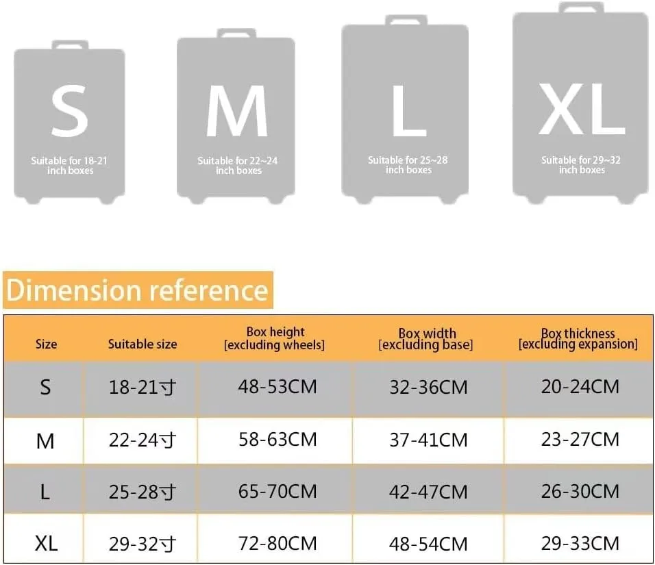Blue Marble Luggage Cover Dust Cover Reusable Baggage Gear Covers Fingerproof Cover for Luggage Anti-Scratch Suitcase Cover (S Size for 18-21 Inch)