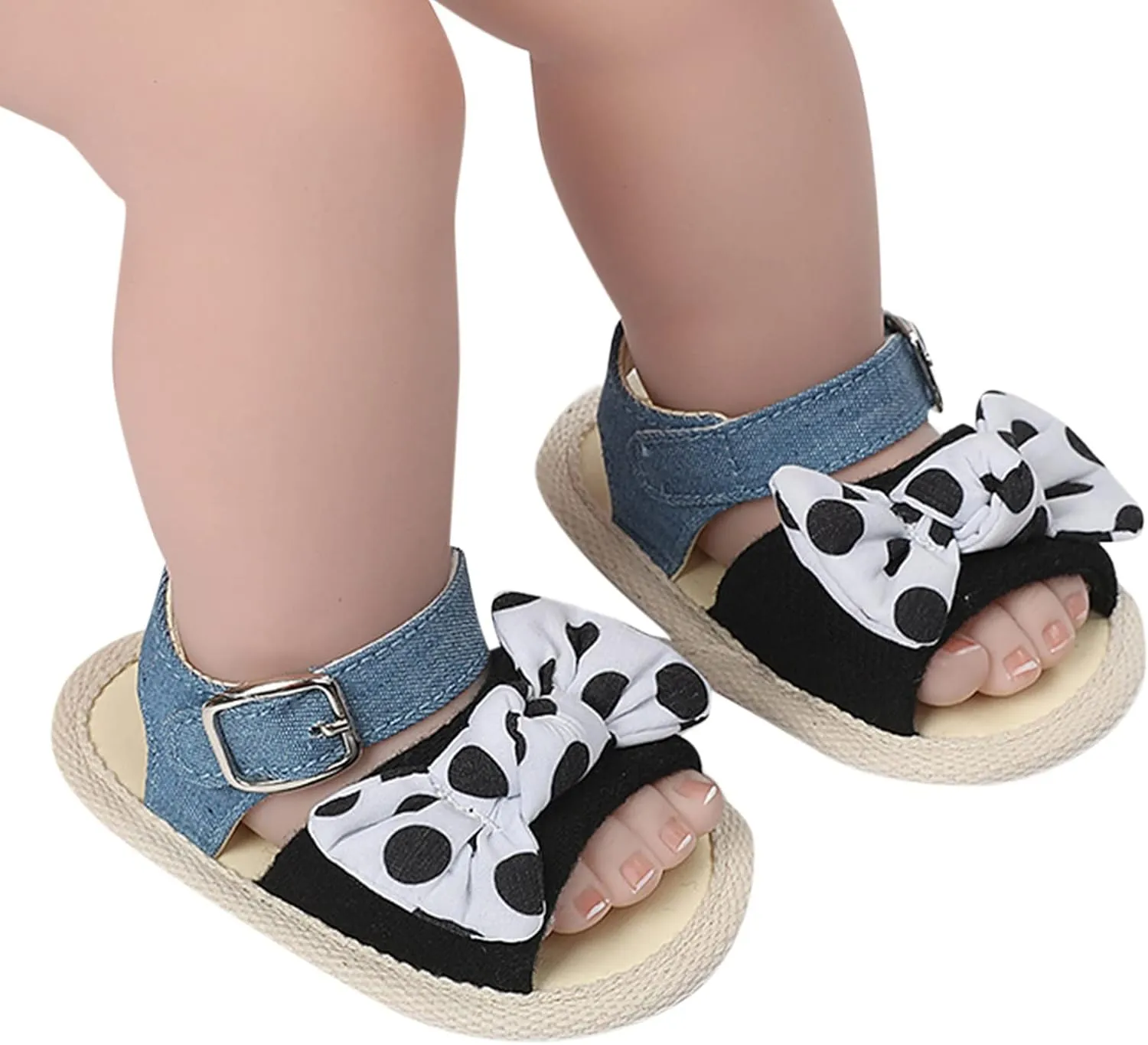 Boys Water Socks Infant Girls Open Toe Bowknot Shoes First Walkers Shoes Summer Baby Girl Slippers 12 Months