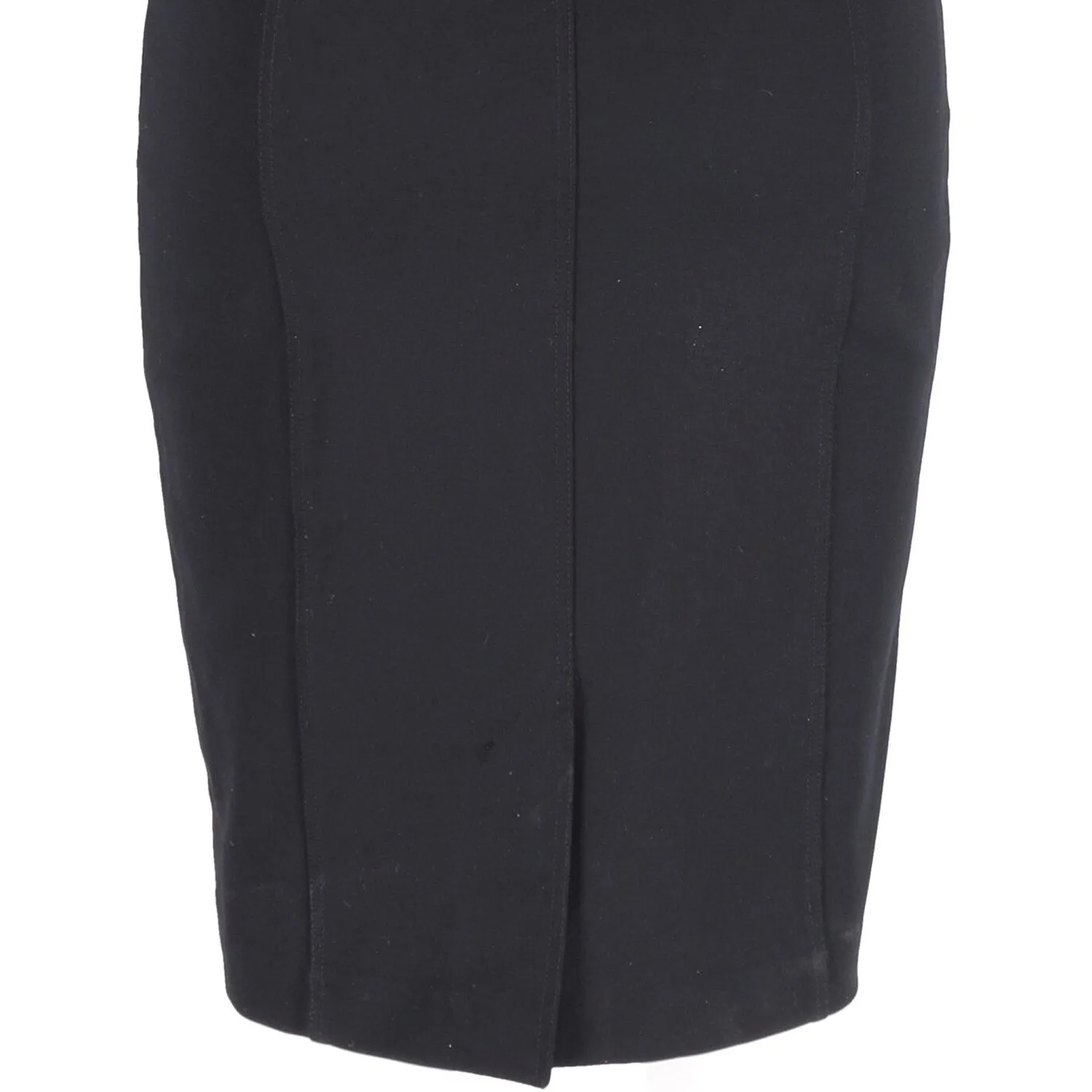 Burberry Dress with Epaulette in Black Acetate