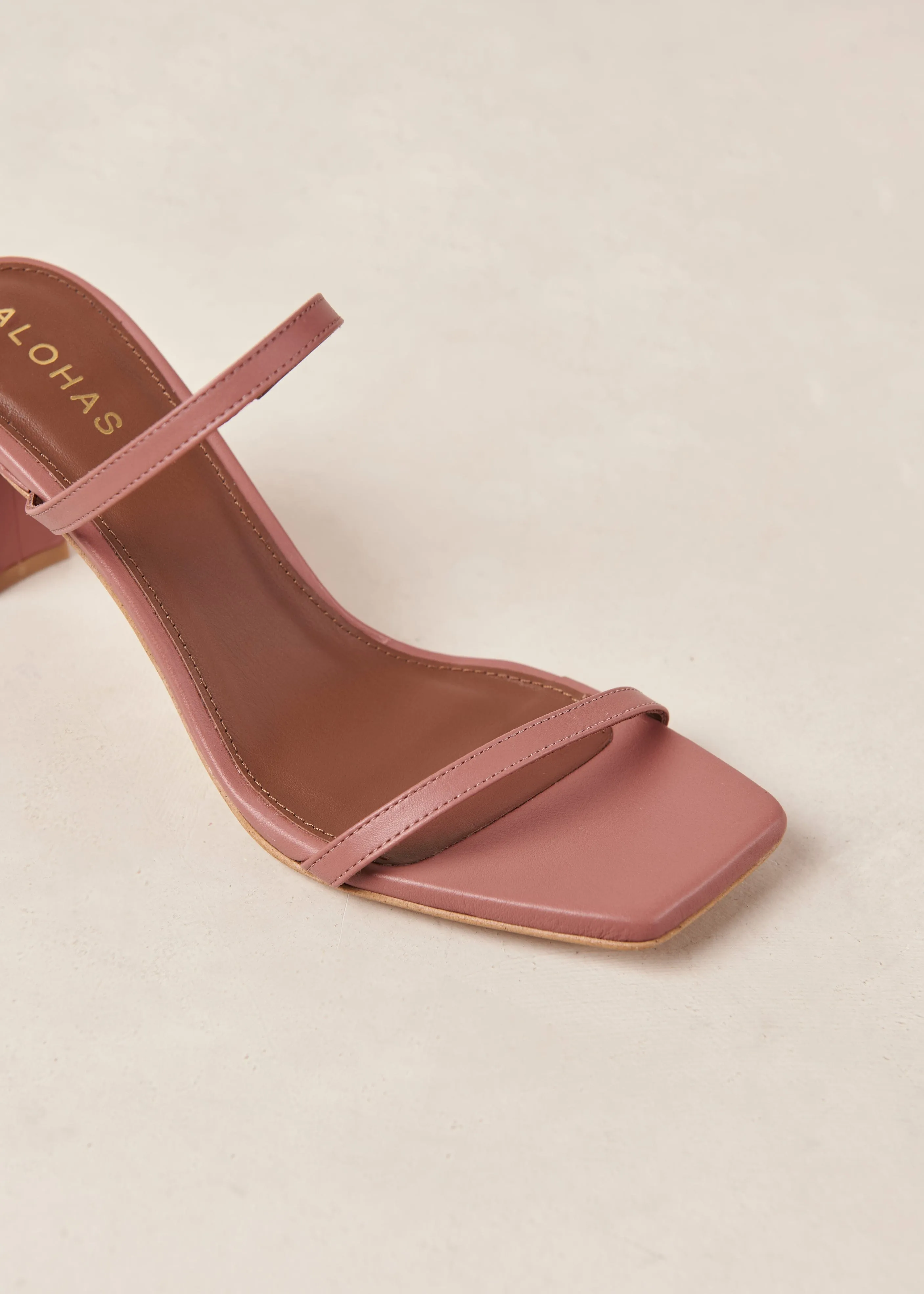 Cannes Leather Sandals Astro Red / Blush Tone