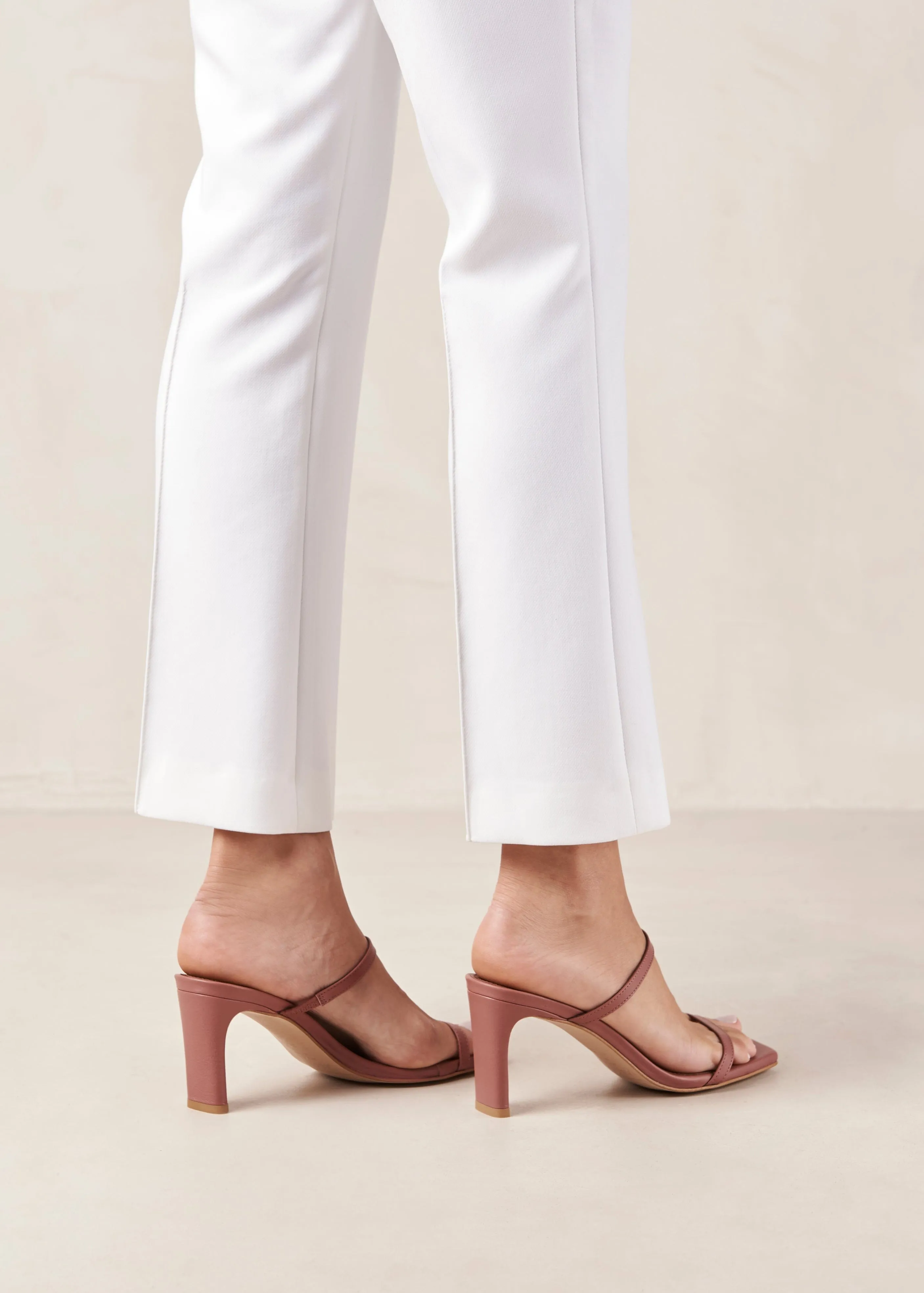 Cannes Leather Sandals Astro Red / Blush Tone