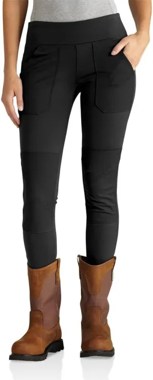 Carhartt Women's Force Stretch Utility Legging, Black, Large