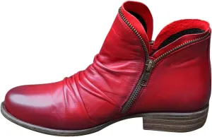 Cathalem Ankle Boots for Women Low Heel Booties Women's Arch Support Boots Fashion Lace Up Side Zipper Short Ankle Booties