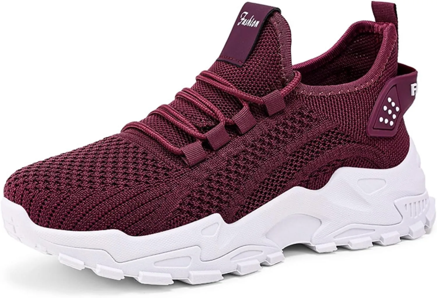 Chunky Sneakers for Women Fashion Platform White Leather Casual Comfortable Wedge Walking Sport Running Slip on Breathable Lightweight Athletic Sports Gym Work Mesh Lace Up Dad Shoes