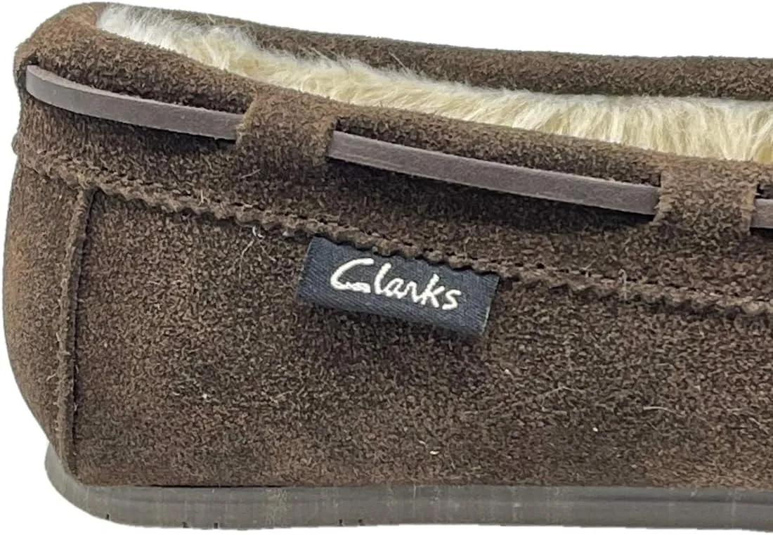 Clarks Women's, Suede Moccasin Slipper