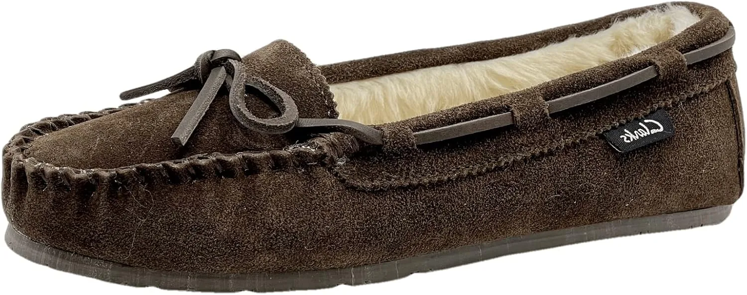 Clarks Women's, Suede Moccasin Slipper