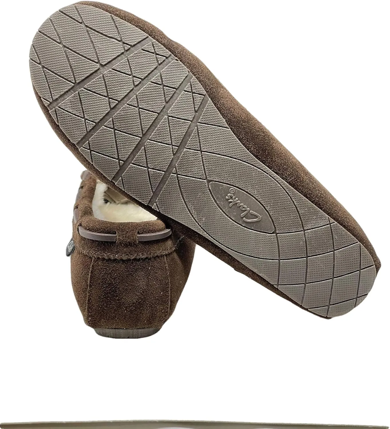 Clarks Women's, Suede Moccasin Slipper