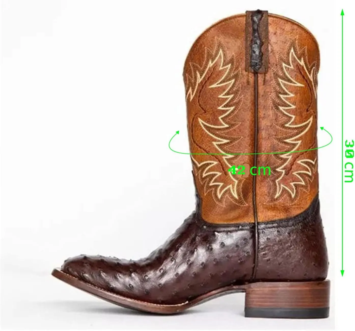 Cowboy Boots for Women Cowgirl Boots Low Heel Boots Western Embroidered Low Heel Pointed Toe Pull on Women Cowboy