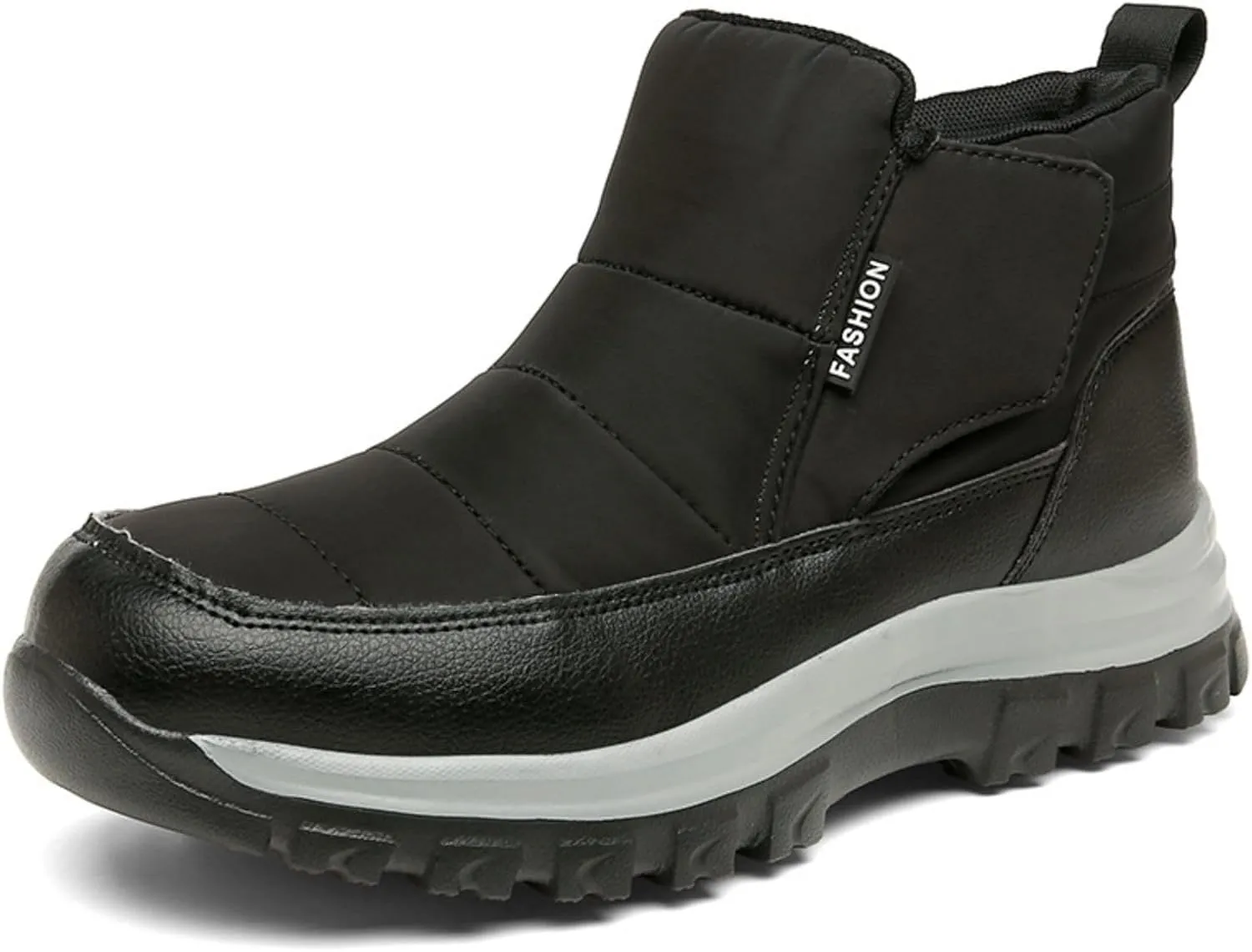 Crepuscute Women's Winter Velvet Warm Waterproof Platform Snow Booties Outdoor Non-Slip Wear-Resistant Casual Sport Round Toe Hiking Boots