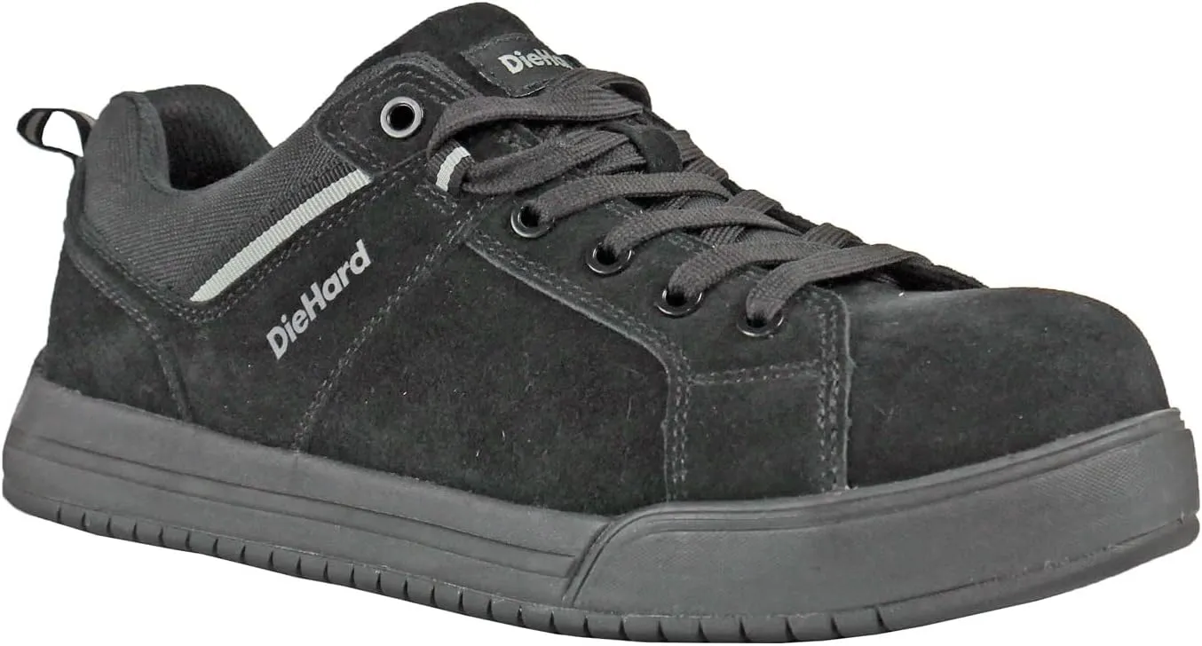 DieHard Mens Solstice Comp Toe Skate Black 6.5 EE - Wide