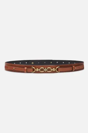 Equestrian Belt Cognac