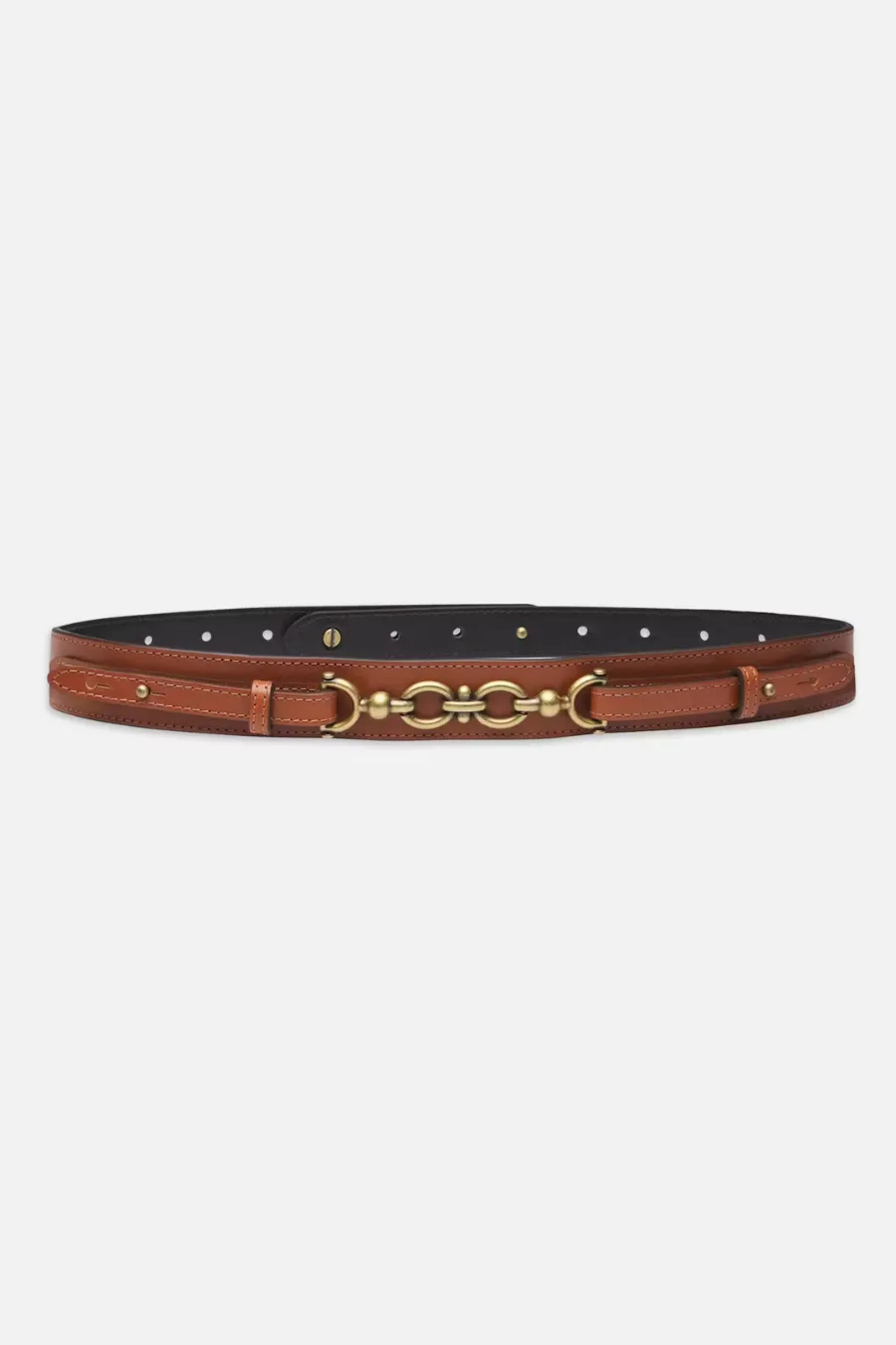 Equestrian Belt Cognac