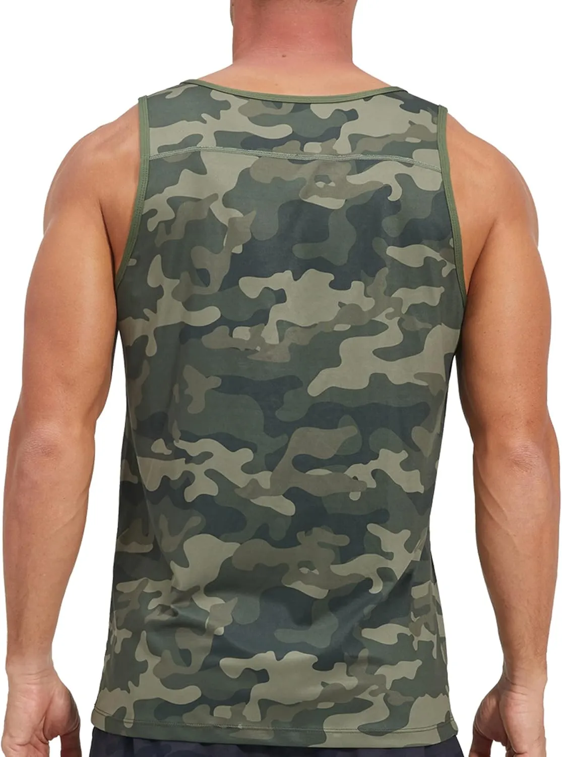 EZRUN Men's Quick Dry Sport Tank Top for Bodybuilding Gym Athletic Jogging Running,Fitness Training Workout Sleeveless Shirts