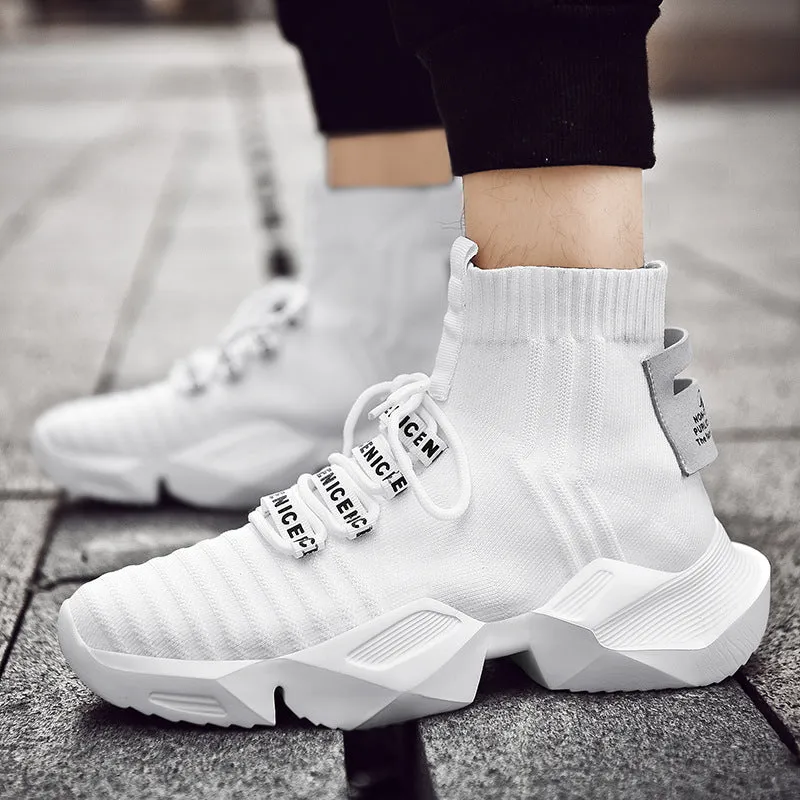 Fall men's thick-soled sports shoes