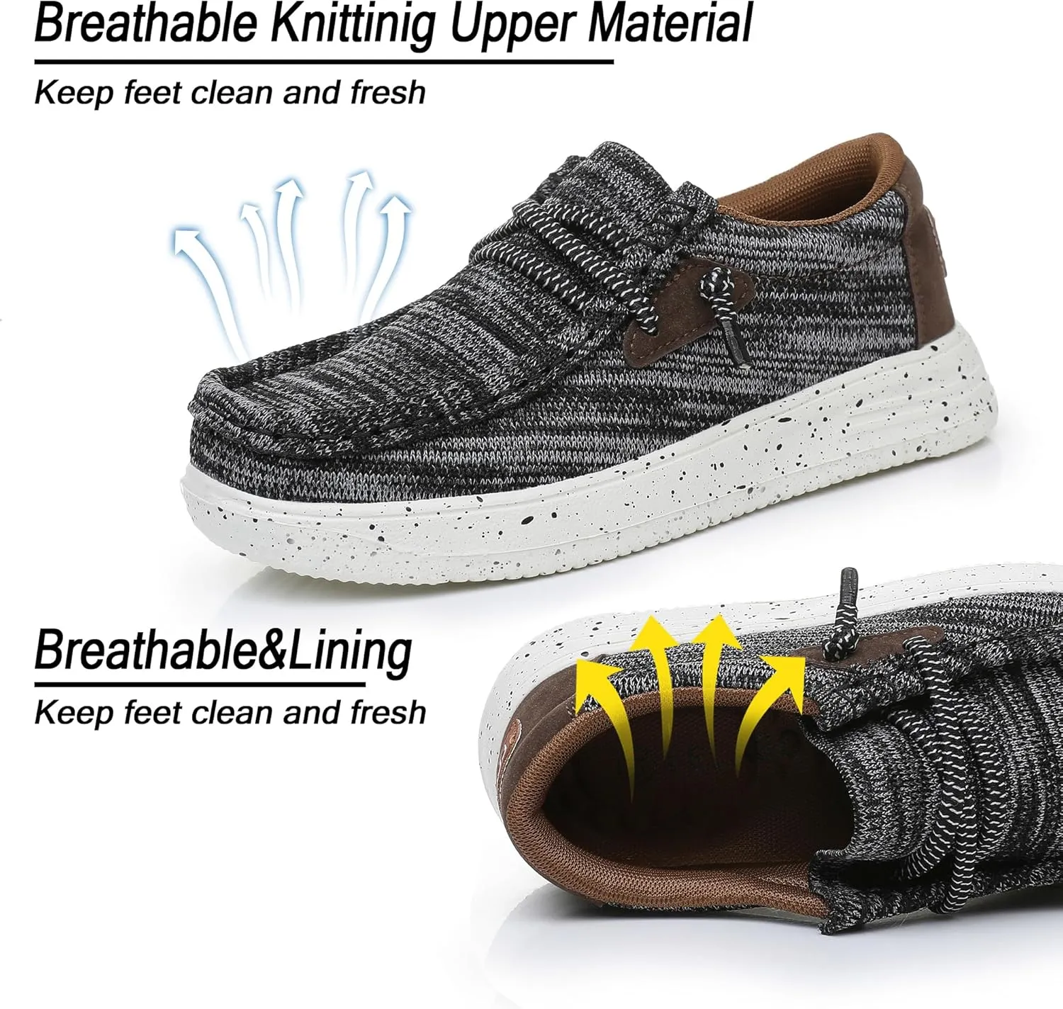 Felabo Boys & Girls Slip-On Loafers ?C Lightweight, Breathable & Comfortable Casual Shoes, Easy Wear (Toddler/Little Kid/Big Kid)