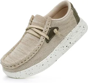 Felabo Boys & Girls Slip-On Loafers ?C Lightweight, Breathable & Comfortable Casual Shoes, Easy Wear (Toddler/Little Kid/Big Kid)