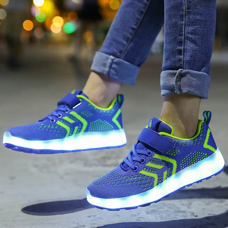 Flying Knit Children's Sports Shoes Coconut Children's Shoes