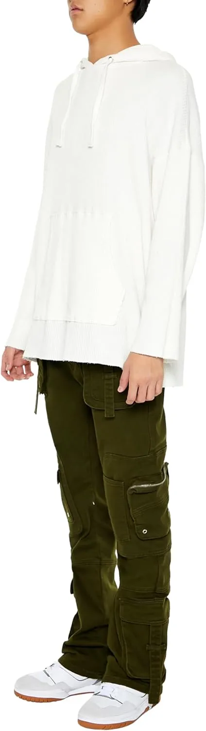 Forever 21 Men's Mid-Rise Utility Cargo Jeans