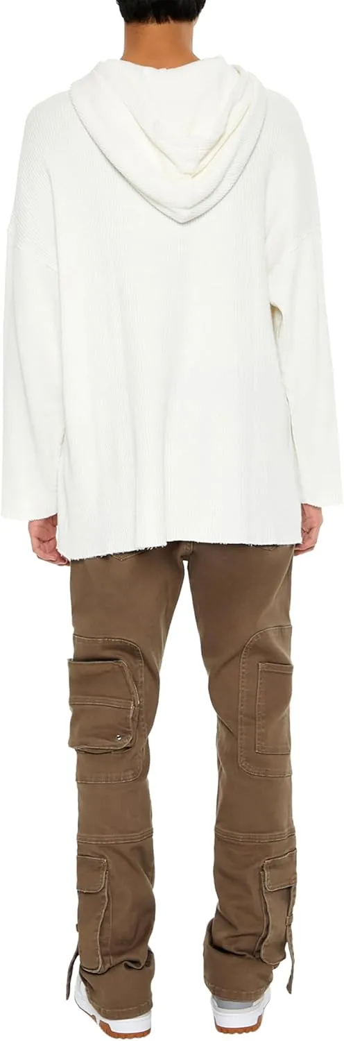 Forever 21 Men's Mid-Rise Utility Cargo Jeans