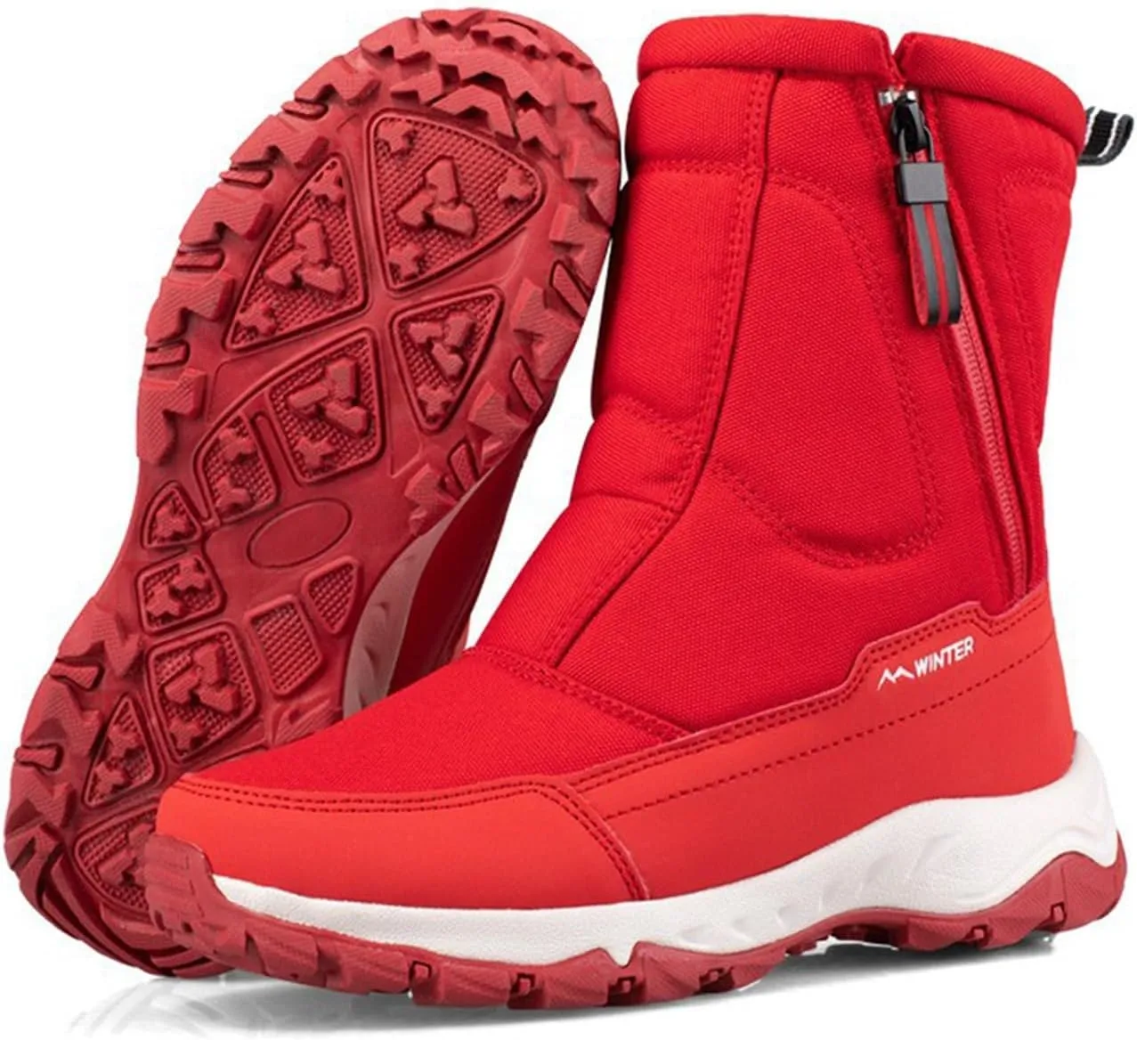 Fur Boots for Women Winter,Fashion Lightweight Keep Warm Womens Snow Boots Waterproof Insulated,High Top Winter Hiking Boots Women,for Walking/Trekking