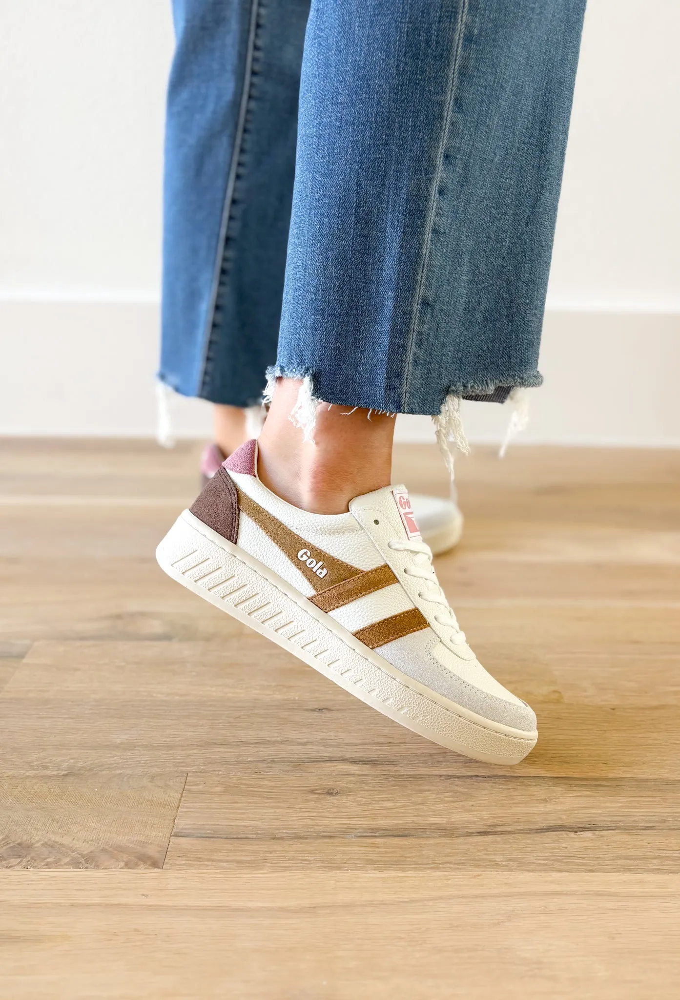 Gola Grandslam Trident Sneakers in Brown Sugar