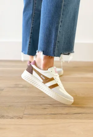 Gola Grandslam Trident Sneakers in Brown Sugar