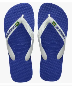 Havaianas Brazil Logo Marine Blue Sandals
