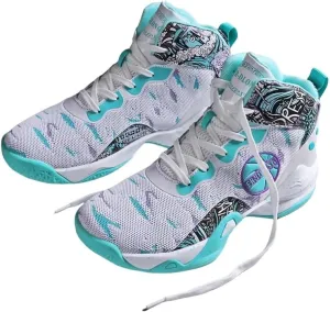 High Top Basketball Shoes for Men, Non-Slip Breathable Basketball Training Sneakers, Fashion Athletic Running Shoes