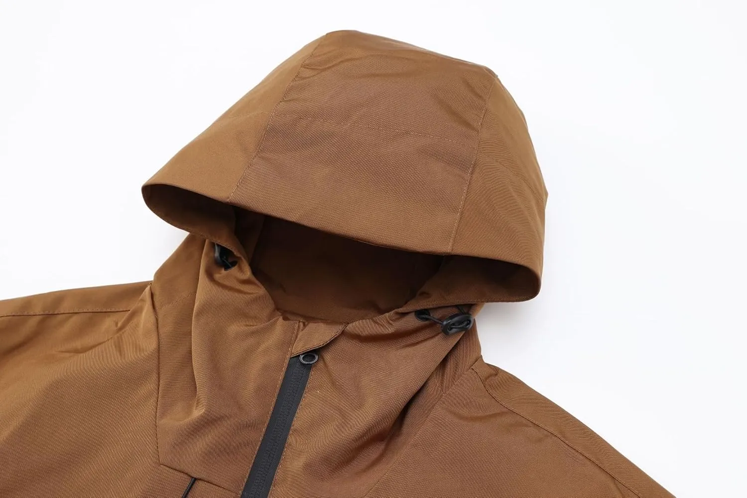 Hiking Jacket Men Waterproof Lightweight Outdoor Jacket With Zipped Pocket Windproof Hooded Windbreaker Raincoat Unisex