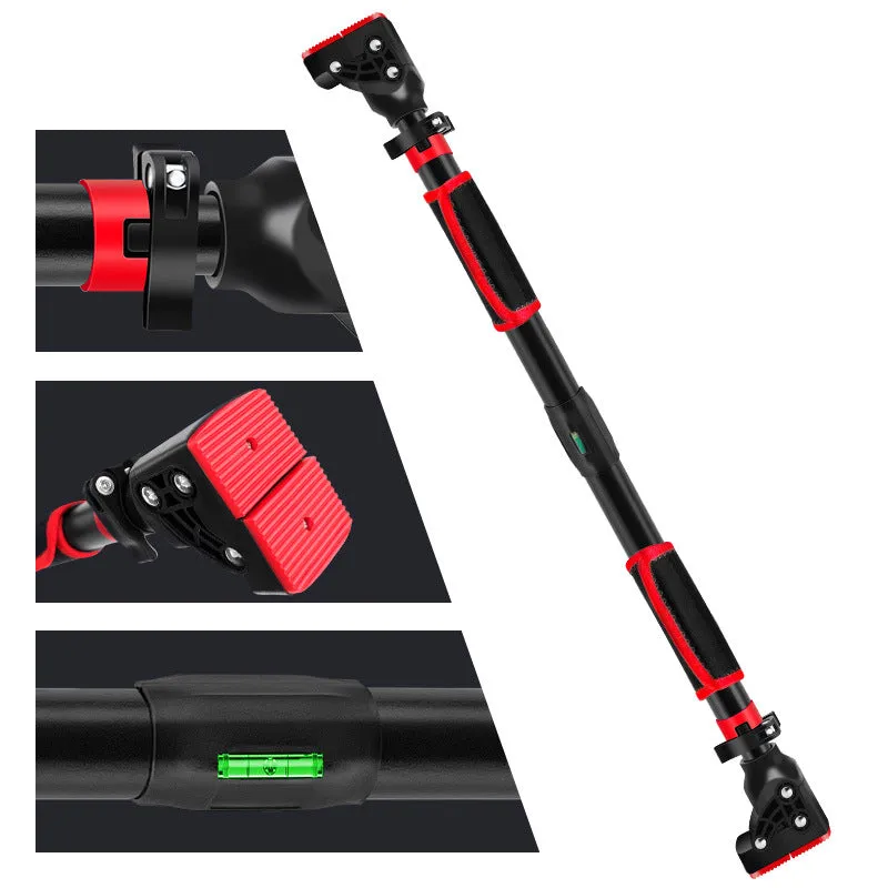 Indoor horizontal bar pull-ups home non-perforated adult fitness door wall multifunctional home pull rod