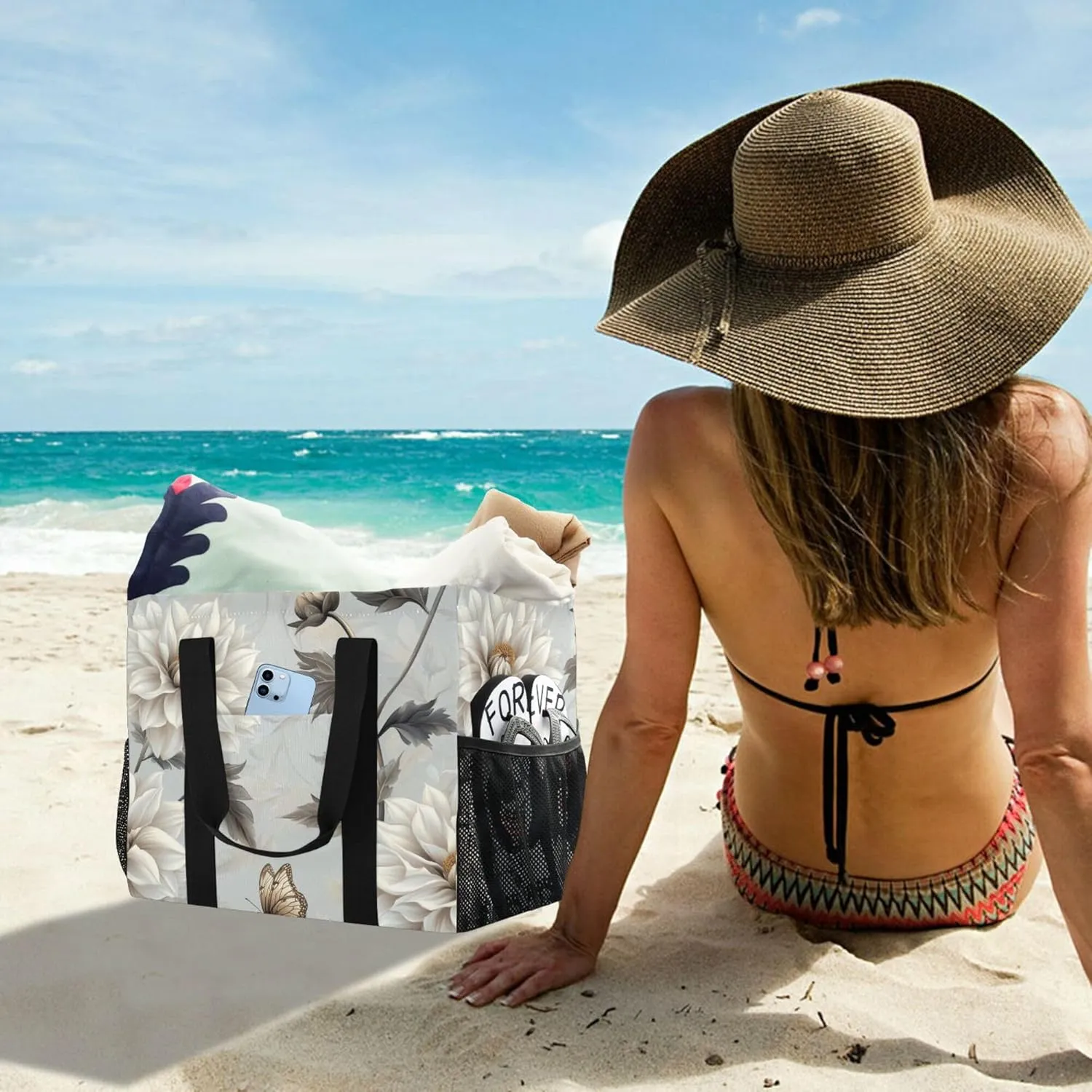 KLL Utility Bag Canvas Foldable Waterproof Laundry Tote