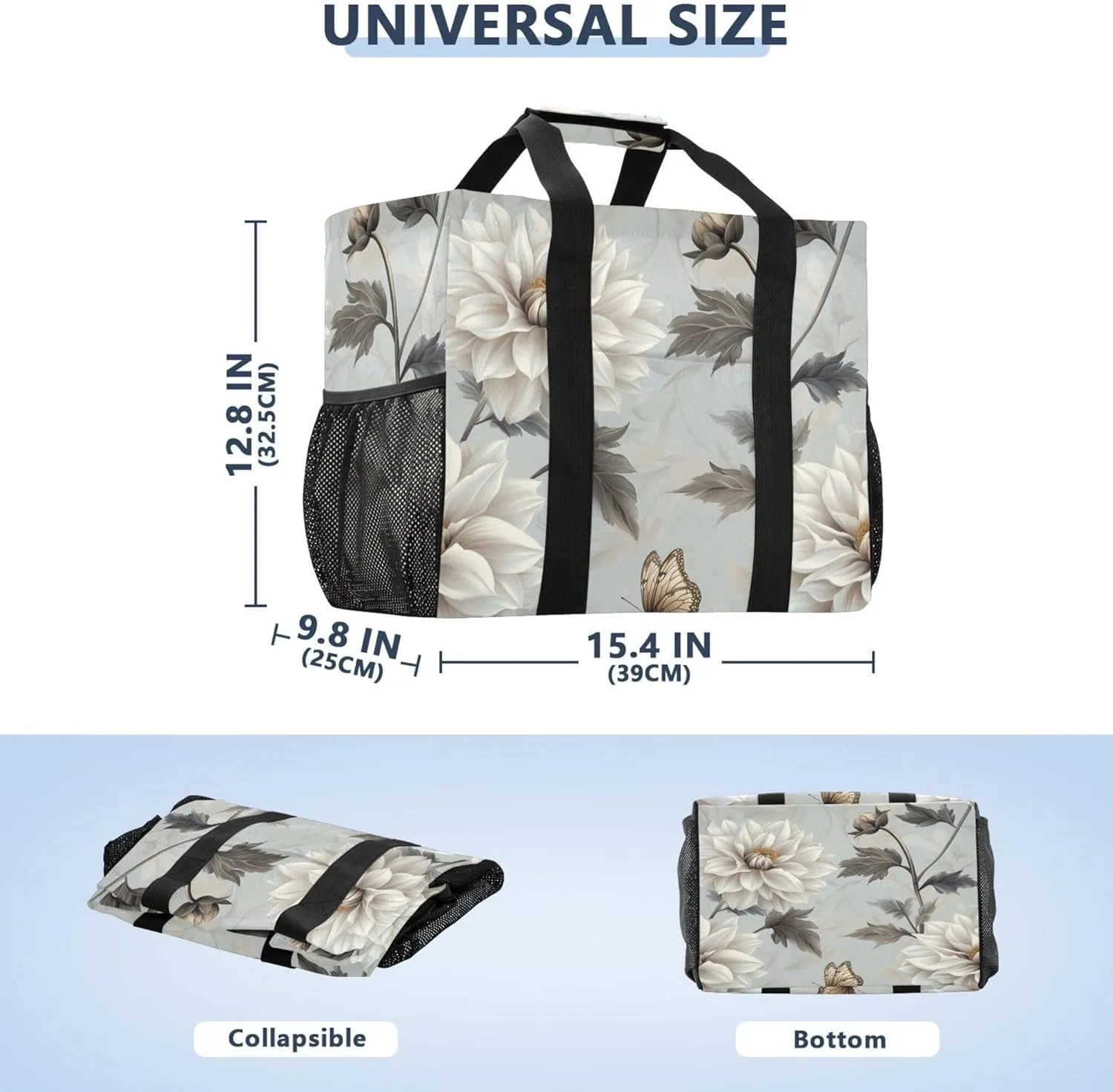 KLL Utility Bag Canvas Foldable Waterproof Laundry Tote