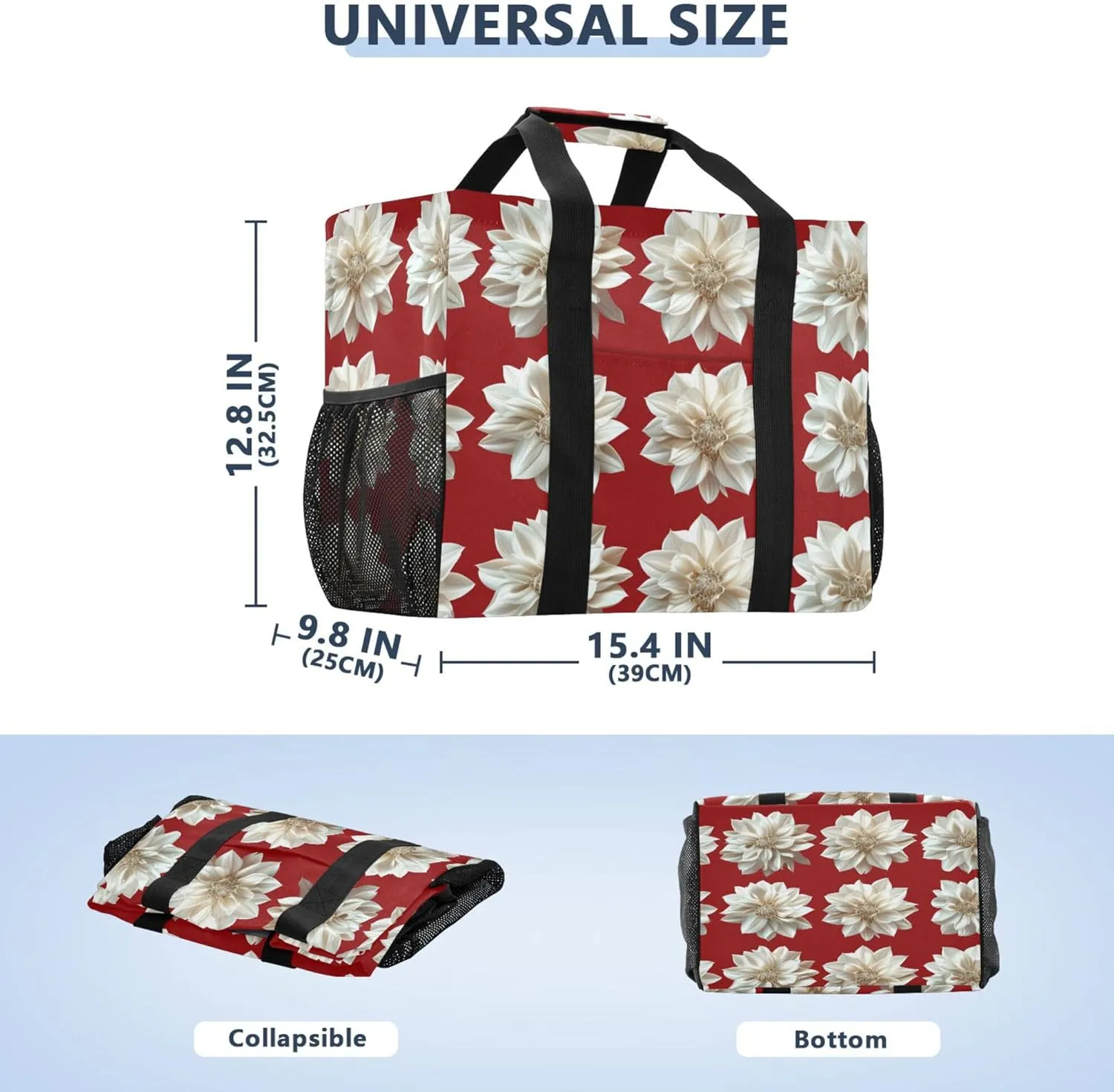 KLL Utility Bag Canvas Foldable Waterproof Laundry Tote