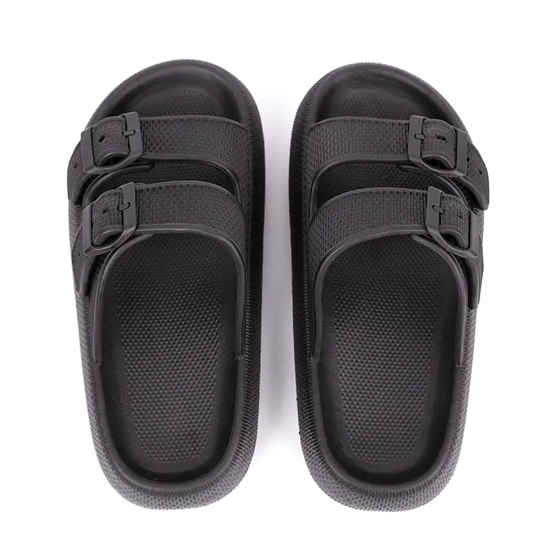 l comfortable soft platform flip flops