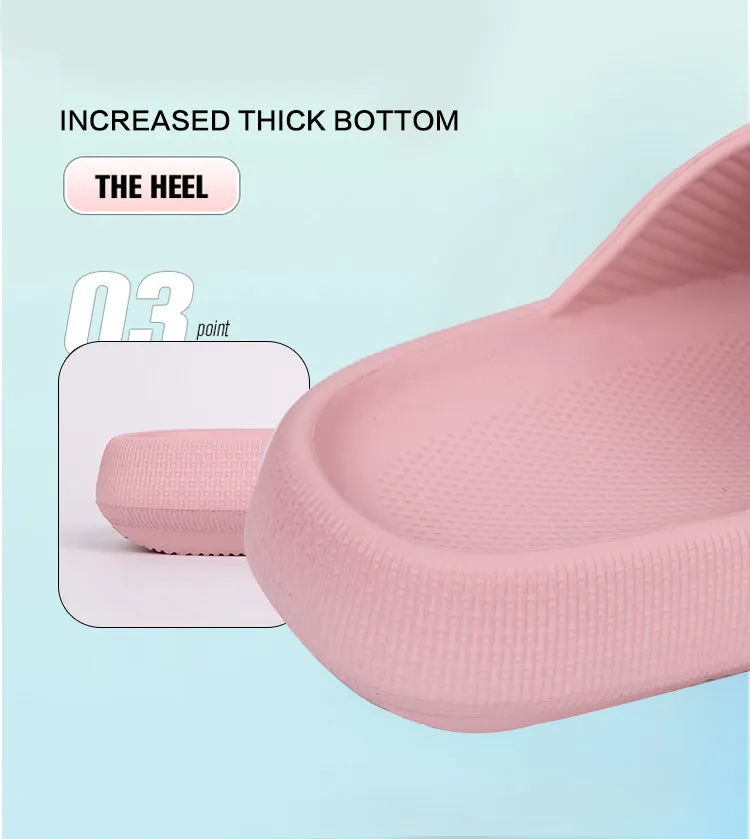 l comfortable soft platform flip flops