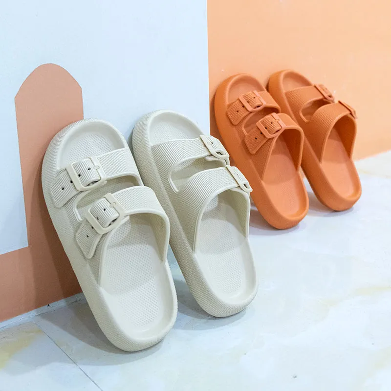 l comfortable soft platform flip flops