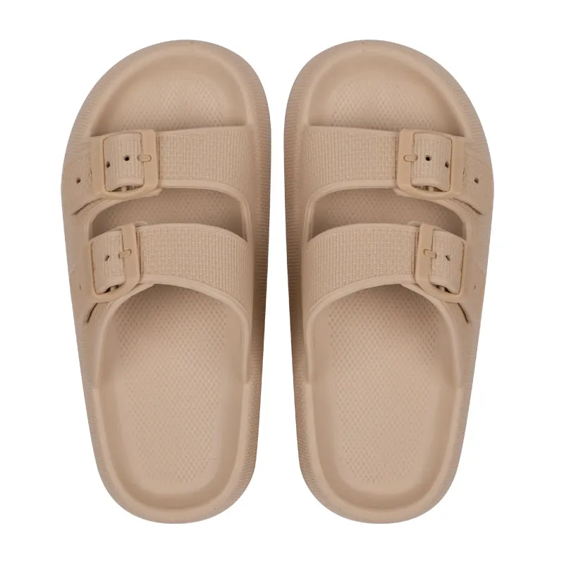 l comfortable soft platform flip flops