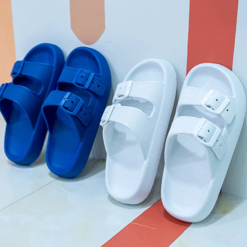 l comfortable soft platform flip flops
