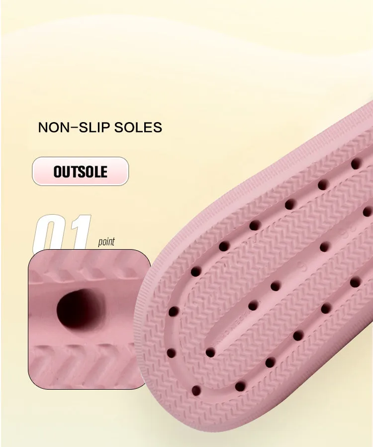 l comfortable soft platform flip flops